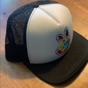 NEFF peace sign snap back hat